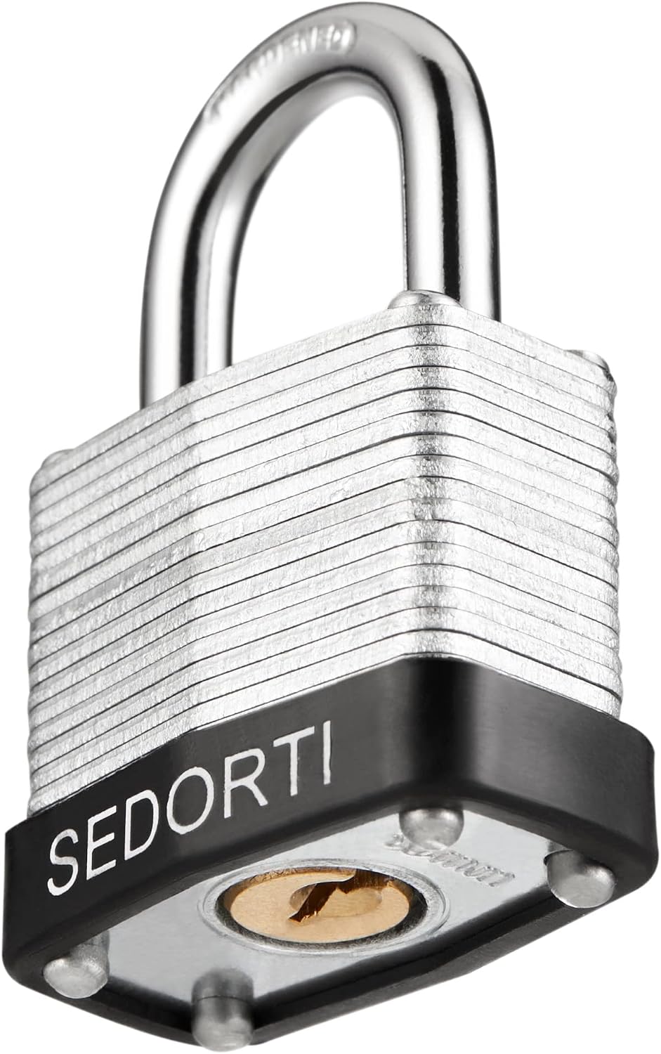 SEDORTI Laminated Steel Padlock Set, KA# 1423, 1-1/4' Wide Body, Small Heavy Duty Locker Lock, Keyed Alike Padlocks, Lock for Gym Locker, Luggage, Suitcase, Baggage, Toolbox, Case, Pack of 120