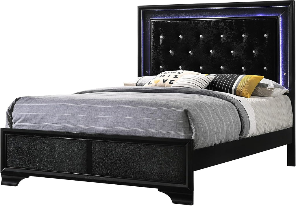 MASARA Micah 3-Piece Bedroom Set Full Bed+one Nightstand