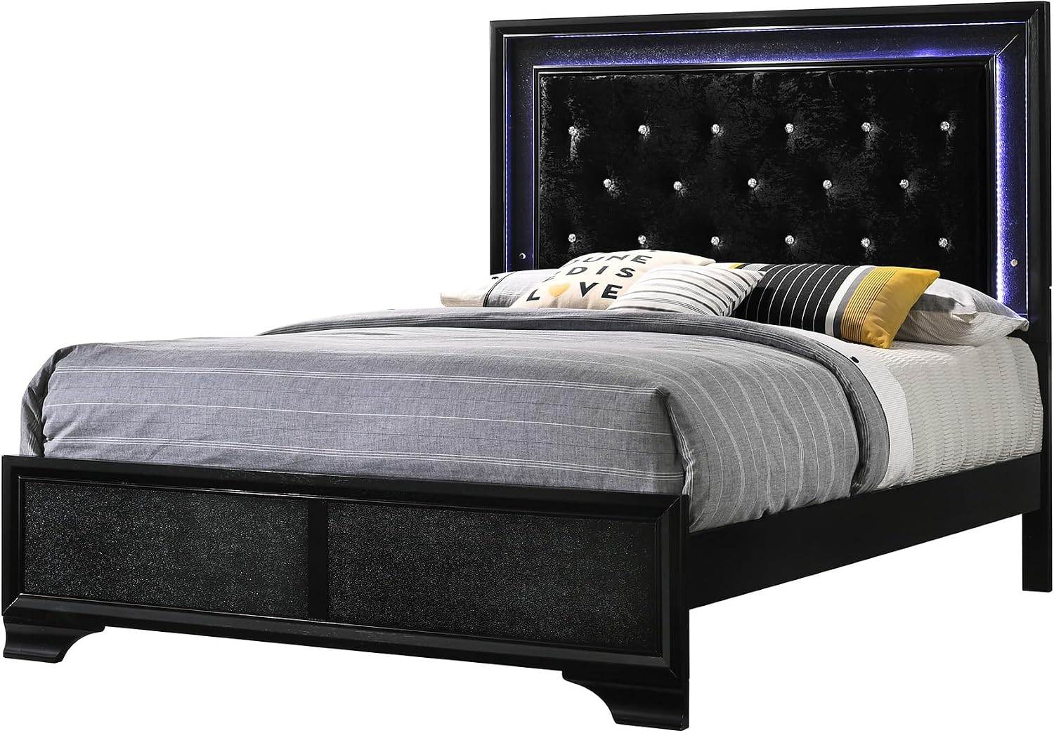 MASARA Micah 3-Piece Bedroom Set Full Bed+one Nightstand
