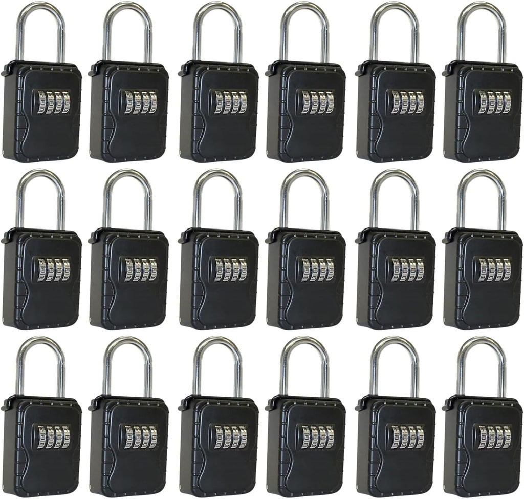 Key Lockbox Hide A Key Outdoor Hanging Lock Box Keysafe for Keys with Set Your Own 4 Digit Combination Code - Vault Locks 3200 (24)