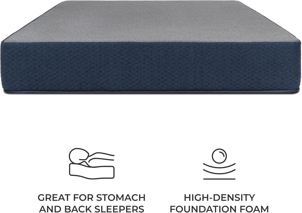 DREAMFOAM Brooklyn Bedding Copperflex Essential 6' Gel Memory Foam Mattress |Short King 72x75|Made in Arizona