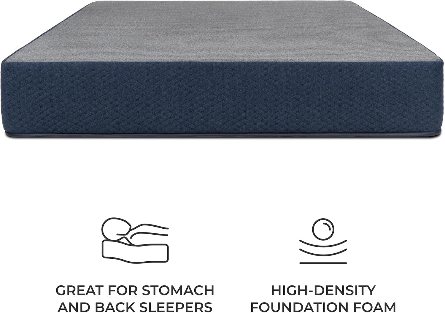 DREAMFOAM Brooklyn Bedding Copperflex Essential 6' Gel Memory Foam Mattress |RV King 72x80|Made in Arizona