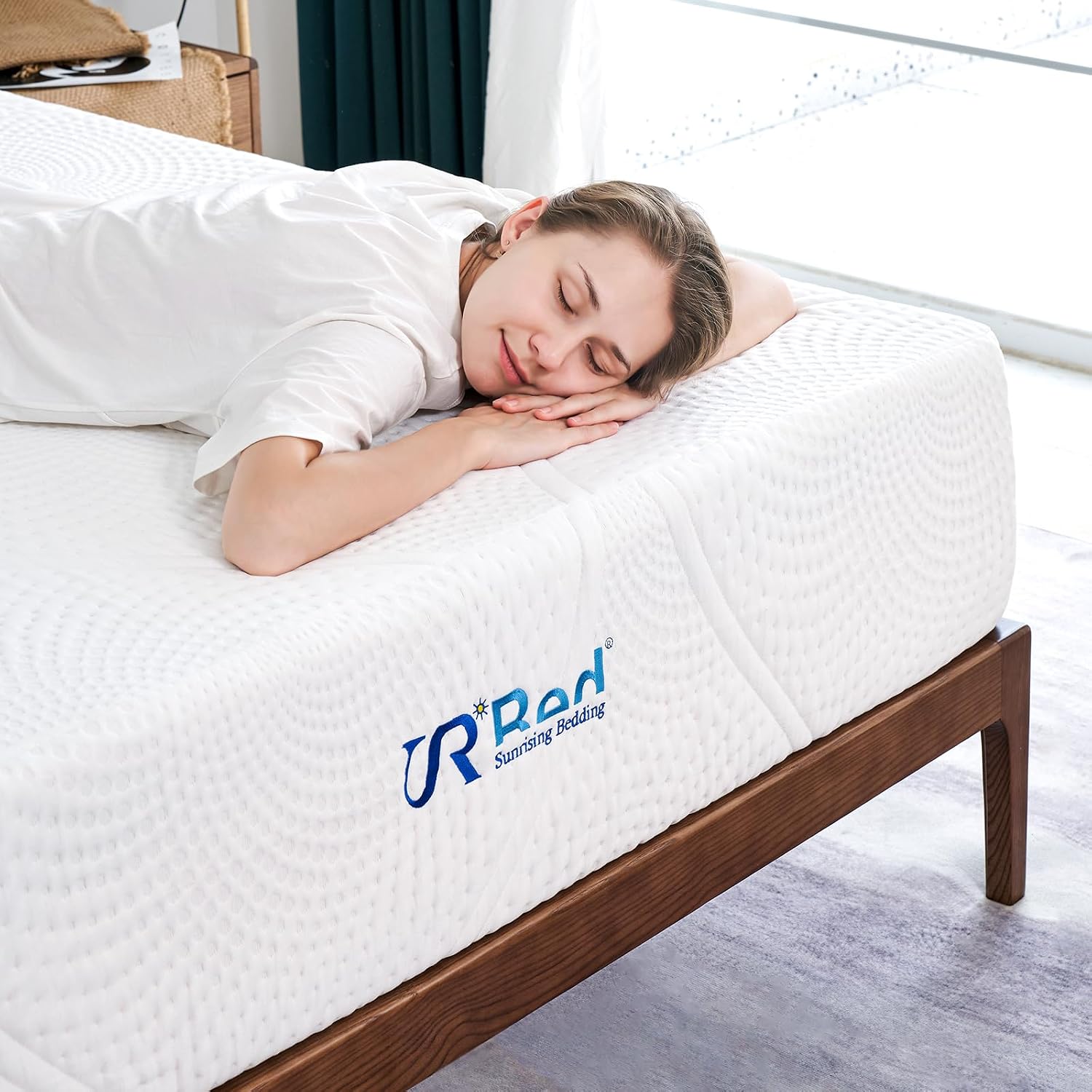 10 inch Twin Memory Foam Mattress for Cool Sleep & Pressure Relief, Non Toxic Mattresses, No Fiberglass, CertiPUR-US Certified, Bed-in-a-Box, Pressure Relieving,120-Night Free Trial,20-Year Warranty
