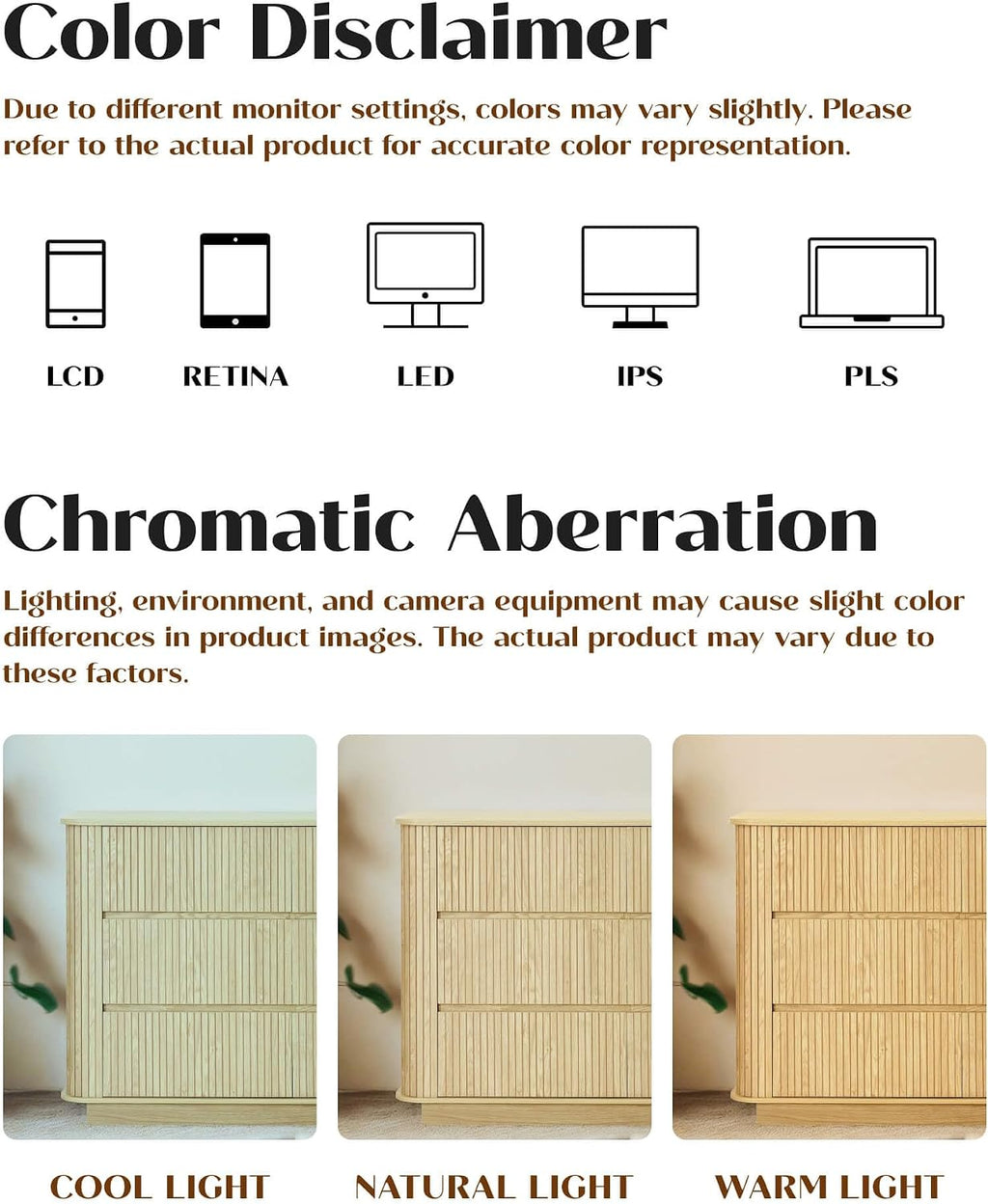 Fluted 6 Drawer Dresser for Bedroom, 47.2' Wide Wood Chests of Drawers with Rounded Corners, Mid Century Modern Closet Clothes Storage Organizer, TV Stand for Living Room, Hallway, Oak