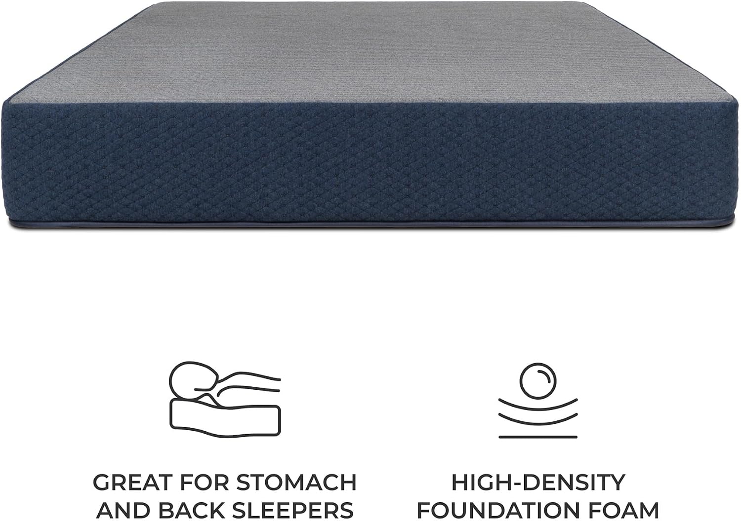 DREAMFOAM Brooklyn Bedding Copperflex Essential 8' Gel Memory Foam Mattress |Split Cal King 36x84|Made in Arizona
