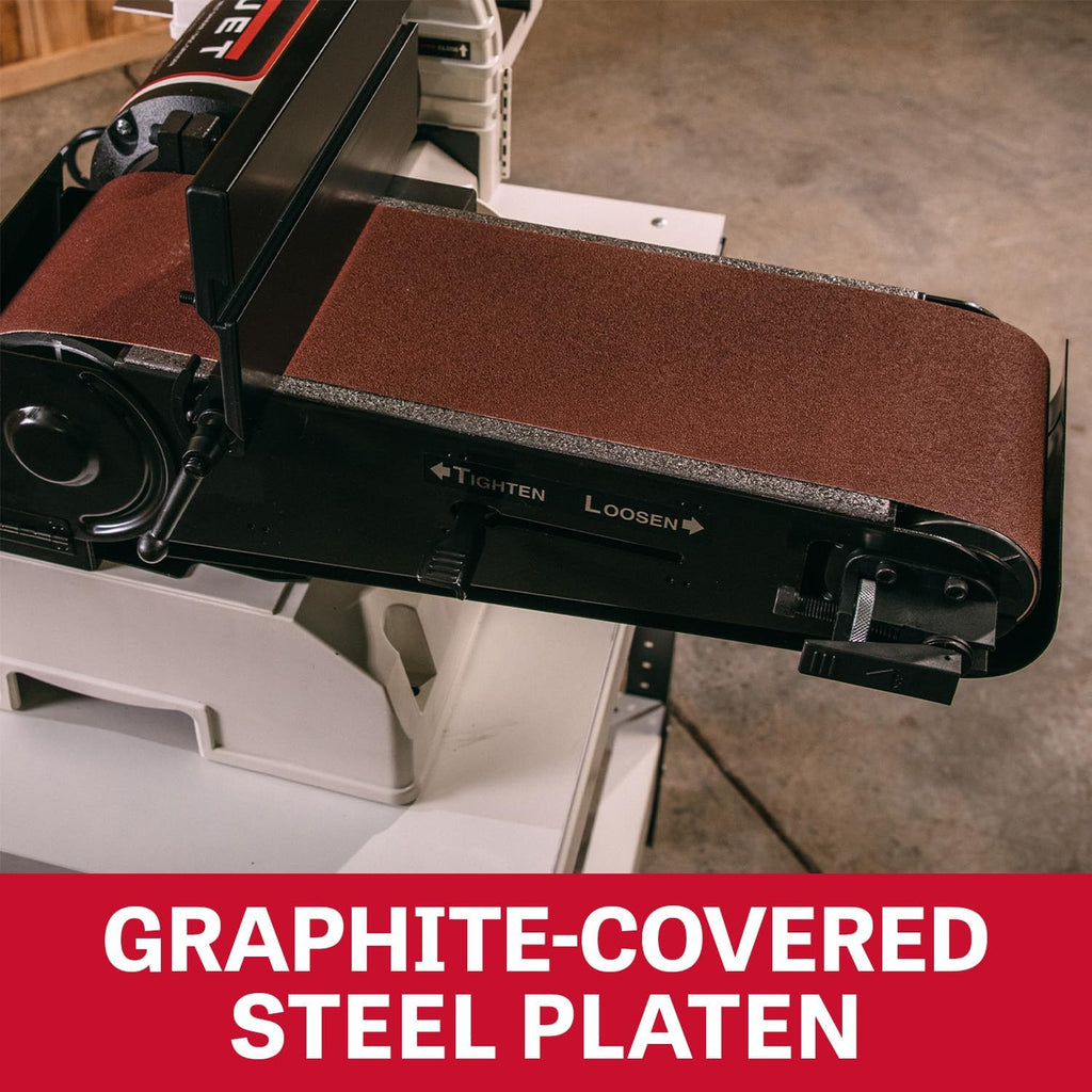 JET 6' x 48' Belt and 9' Disc Sander with Open Stand, 3/4 HP, 1Ph 115V (JSG-96OS)