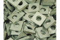 New Package of 100 (pcs) Galvanized 1/2' Square Bevel Washers I-Beam Flange Wedge Set #MO2701-P Warranity by Pr-Mch