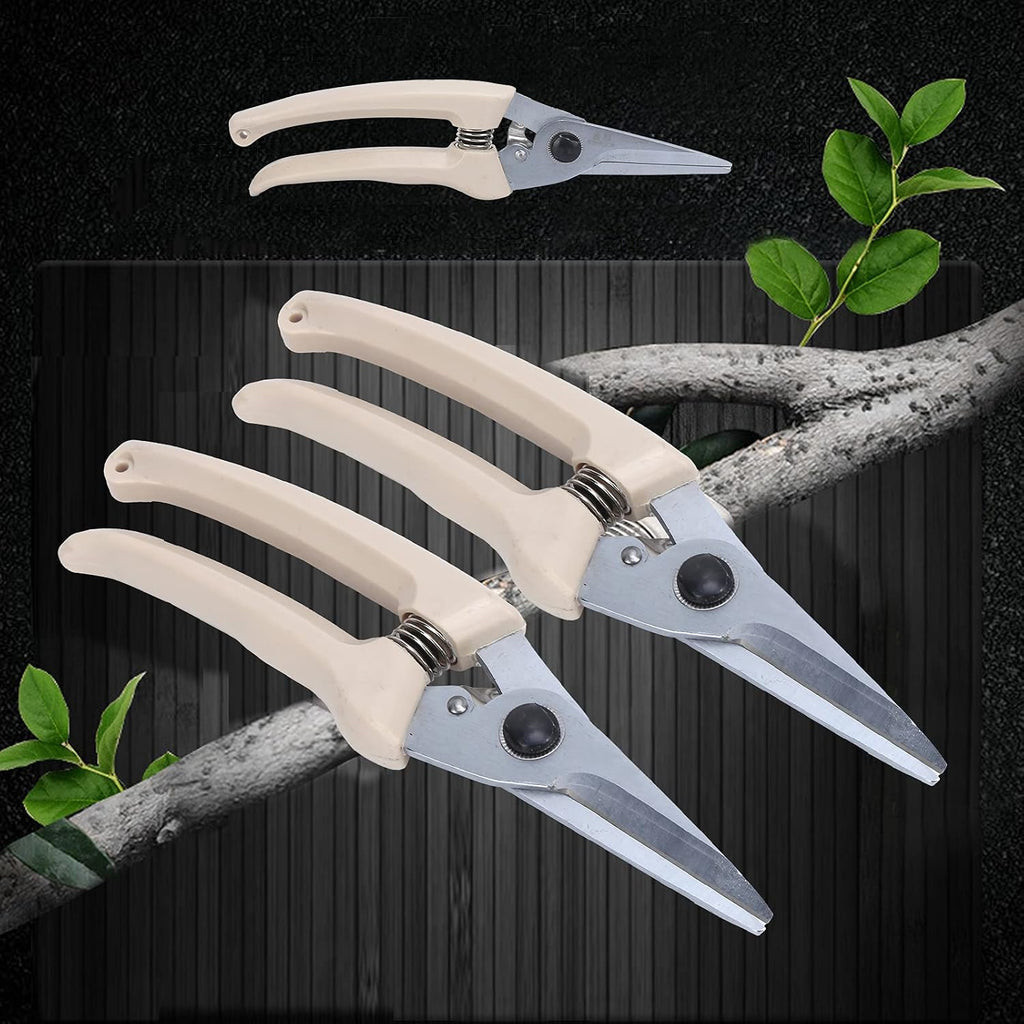 Garden Pruners, Garden Pruning Shears, Stainless Steel Handheld Pruners Set, Pruning Shear Bonsai Cutter Blue for Potting Scissors (Size : #1) (One Color #2)