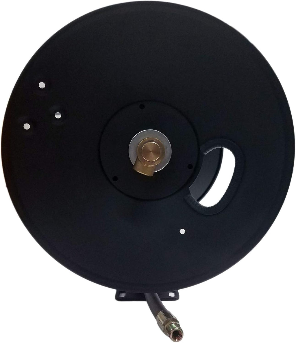 Super Heavy Duty Pressure Washer Hose Reel, 3/8In x 200FT | Skid or Wall Mount, Air and Water, 4000 PSI