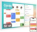 Cozyla Mate Calendar+ 2: 32' 4K Digital Calendar Wall Touch Screen Chore Chart Customizable Dashboard Smart Electronic Display for Family Schedule Meal Plan All App Support Wall Mount Planner for 2026