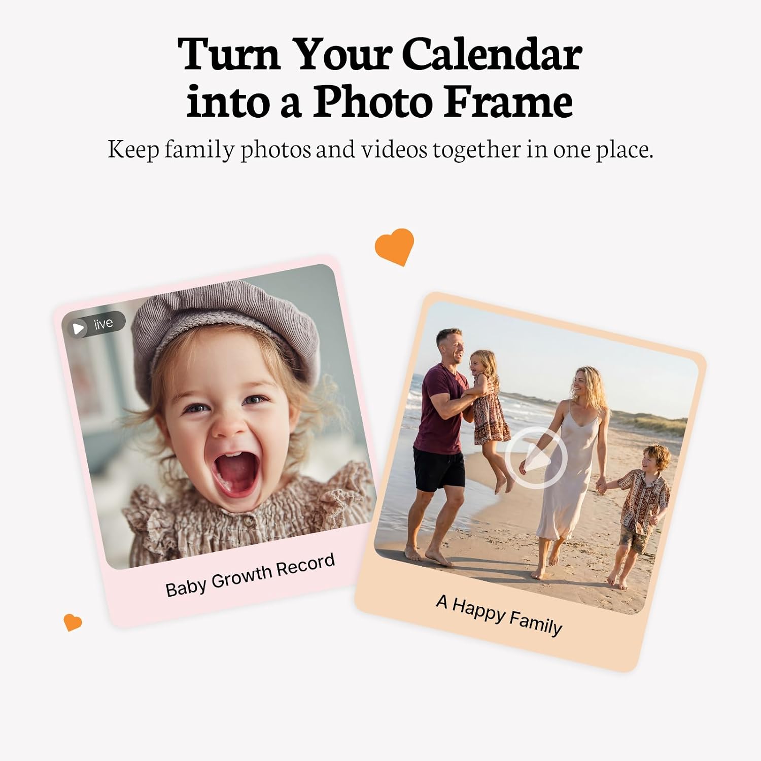 BSIMB 15.6 Inch Digital Calendar - Chore Chart, Meal Planner, Rewards System, Photo Display, Smart Electronic Calendar Touchscreen Interactive for Family Schedules, Seamless Scheduling White