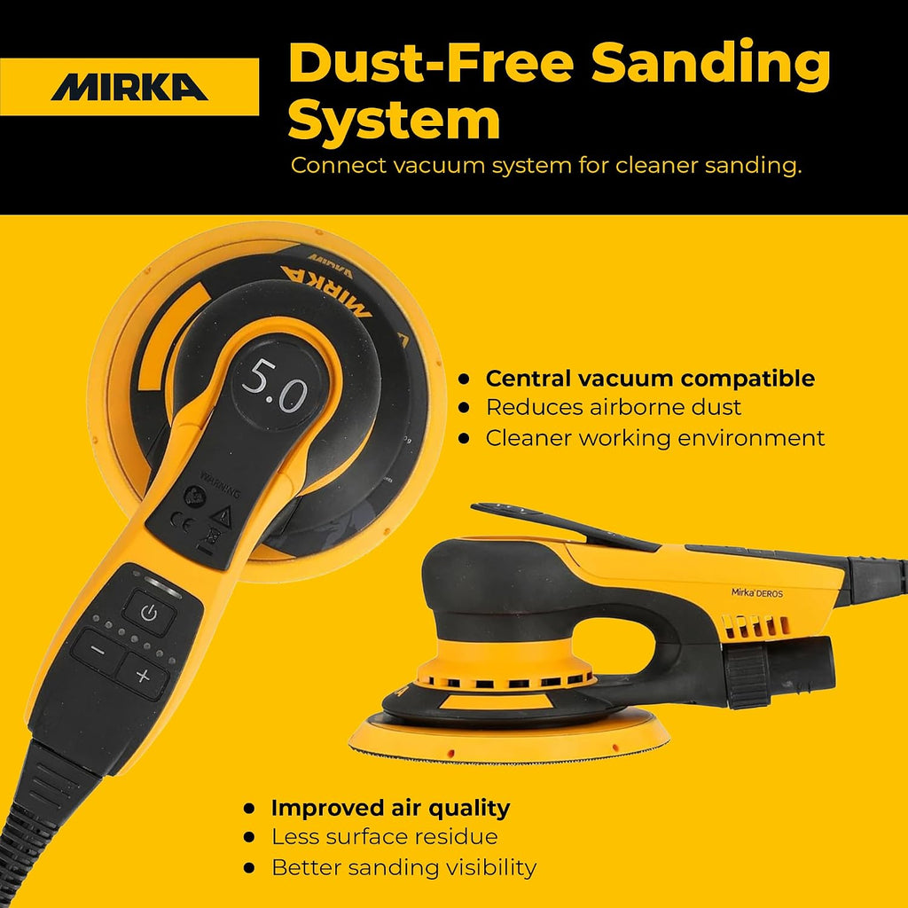 Mirka - sander - DEROS II 650X 6 inch 5.0 mm orbit