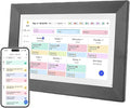 Pomya WiFi Smart Digital Calendar, 10.1 Inch Touchscreen Interactive Display with 2 Way Sync, for Family Schedule Chore Chart Meal Plan Wall Mounted Desktop (US)