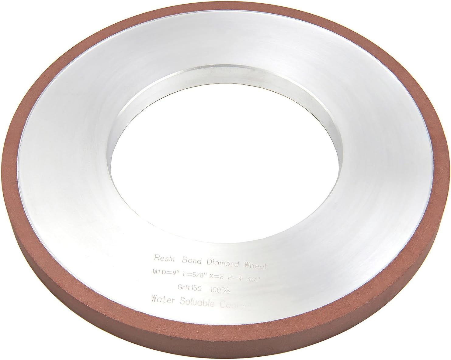MaxTool 12' 1A1 Plain Diamond Wheel; Bore 5' Width 3/4' Grit180 Resin Bond Abrasive/CNC Machine Wheels for grinding or re-sharpening carbide tools