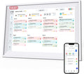 Digital Photo Frame 15.6' 64GB, Smart Electronic Calendar for Family Sharing To Do Chores Meal 30-Day Habit Planner Interactive Touch Screen Star Rewards,Wall and Desk Mountable for Seamless Scheduling