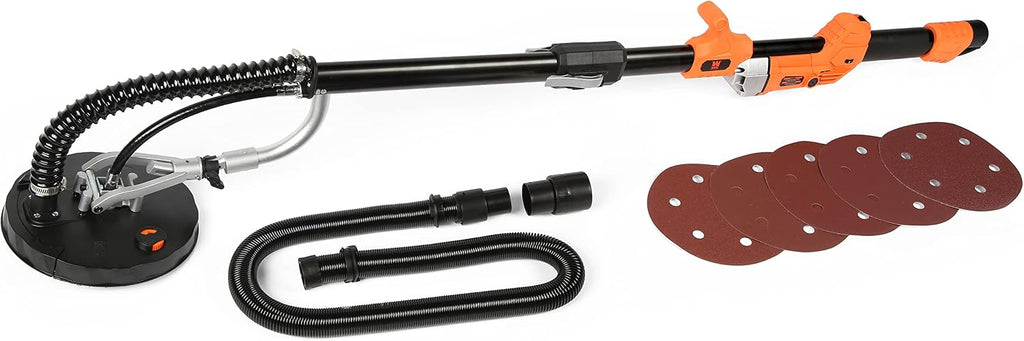 WEN DW6395 Variable Speed 6.3-Amp Drywall Sander with Mid-Mounted Motor , Black
