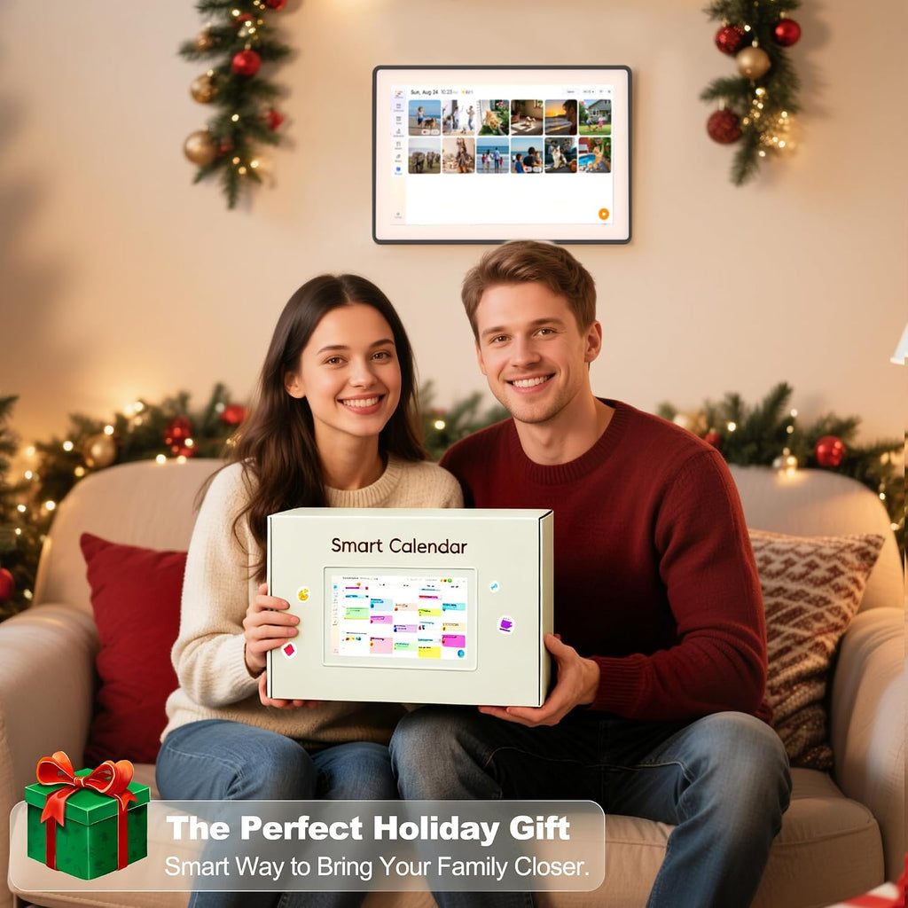 15.6' Digital Wall Calendar–2026 Smart Digital Calendar Planner w/Touchscreen Chore Chart, Meal Planner & Calendar Sync – Ideal Thanksgiving, Christmas & New Year Gifts for Moms, Parents & Families