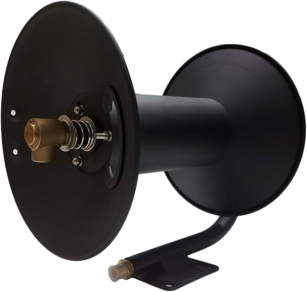 Super Heavy Duty Pressure Washer Hose Reel, 3/8In x 100FT | Skid or Wall Mount, Air and Water, 4000 PSI