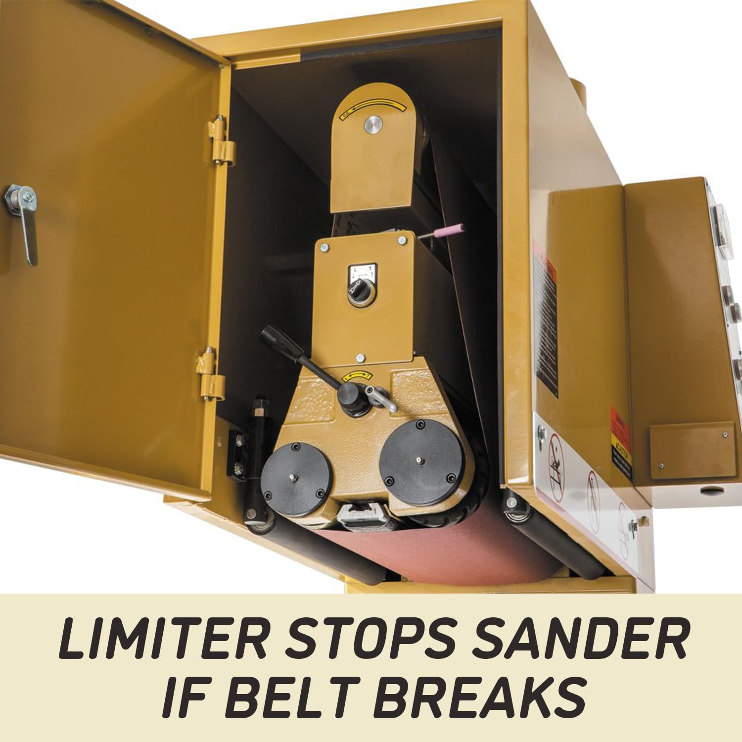 Powermatic 16-Inch Open-End Belt Sander, 5 HP, 230V 1Ph (Model 1632)