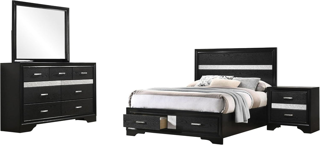 Black 4 Full Bedroom Set