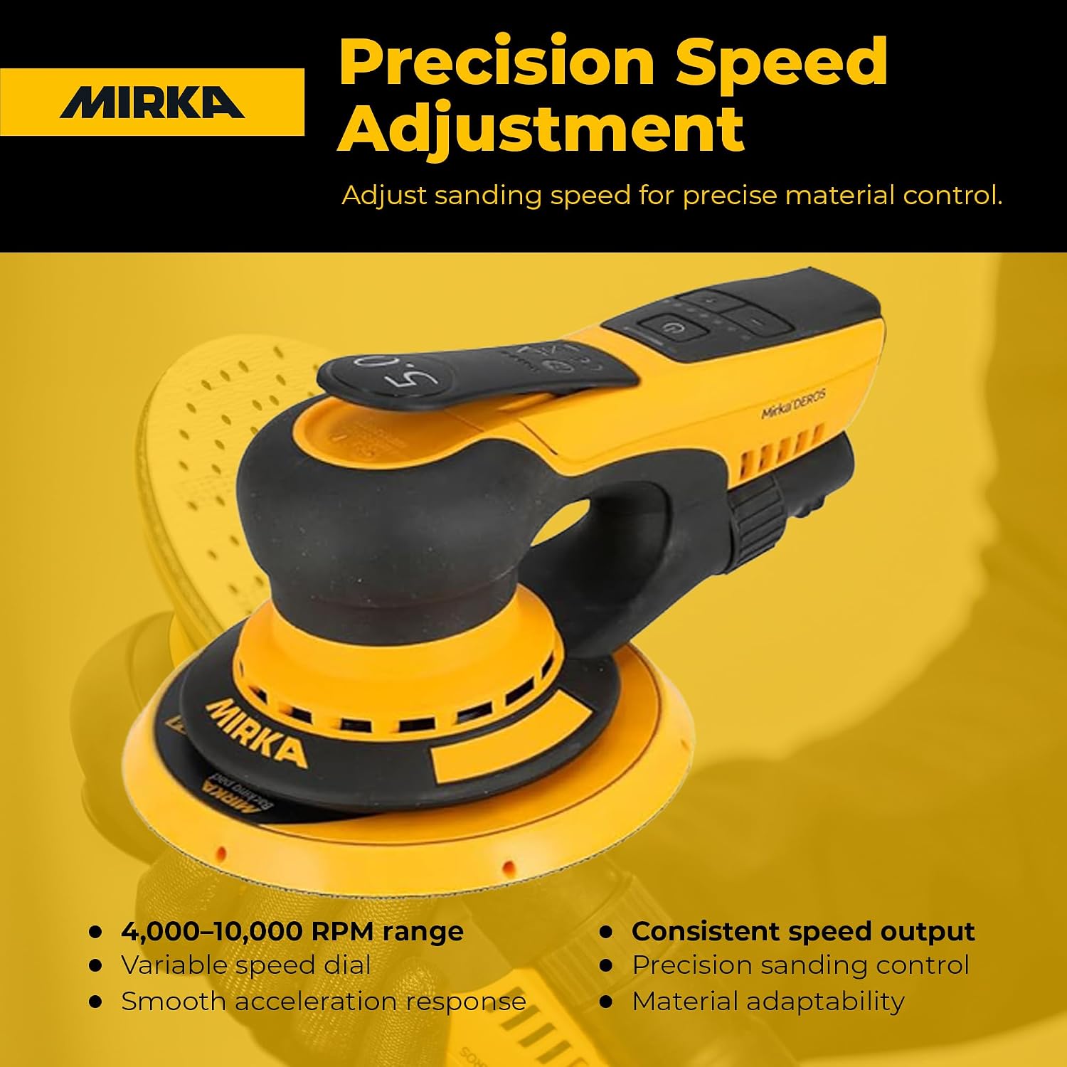 Mirka - sander - DEROS II 650X 6 inch 5.0 mm orbit