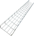 Kable Kontrol Cable Tray- 5 Feet Long - 8' Width, 2' Depth – Wire Mesh Tray Cable Management Rack Cords Organizer Cable Basket, Zinc Plated Steel NEC Approved for Network, Fiber Optic, Cabling