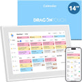 Dragon Touch 14 inch Digital Calendar & Chore Chart - Interactive Touchscreen Smart Family Planner,Digital Picture Frame for Mom, Women, Christmas & Weddings