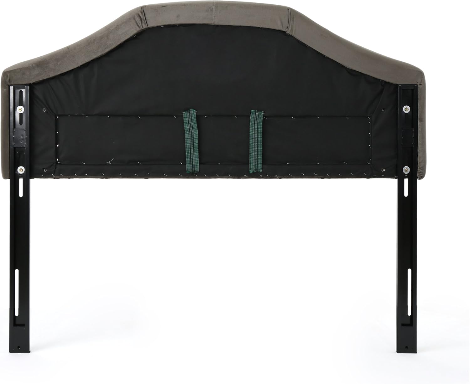 Christopher Knight Home Killian Velvet Headboard, Queen / Full, Grey / Black