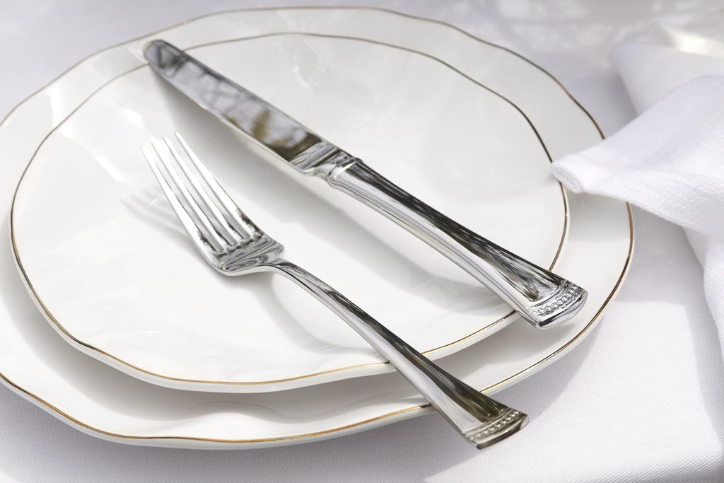 Lenox Dinnerware Set, Blue Bay 12-Piece Set, Service For 4, White Porcelain, Plates And Bowls Sets, Dishwasher And Microwave Safe, Home & Kitchen, Dish Plate, Dishes (White, 12 Piece)