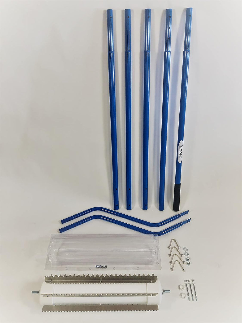 Weeds Muck Silt Gone! Lake Weed Removal Tool. Long Reach 20ft Handle System with Stainless Steel Blades.