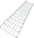 Kable Kontrol Cable Tray- 5 Feet Long - 12' Width, 4' Depth – Wire Mesh Tray Cable Management Rack Cords Organizer Cable Basket, Zinc Plated Steel NEC Approved for Network, Fiber Optic, Cabling