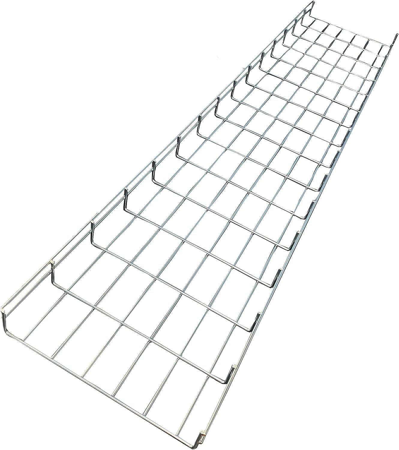 Kable Kontrol Cable Tray- 5 Feet Long - 24' Width, 6' Depth – Wire Mesh Tray Cable Management Rack Cords Organizer Cable Basket, Zinc Plated Steel NEC Approved for Network, Fiber Optic, Cabling