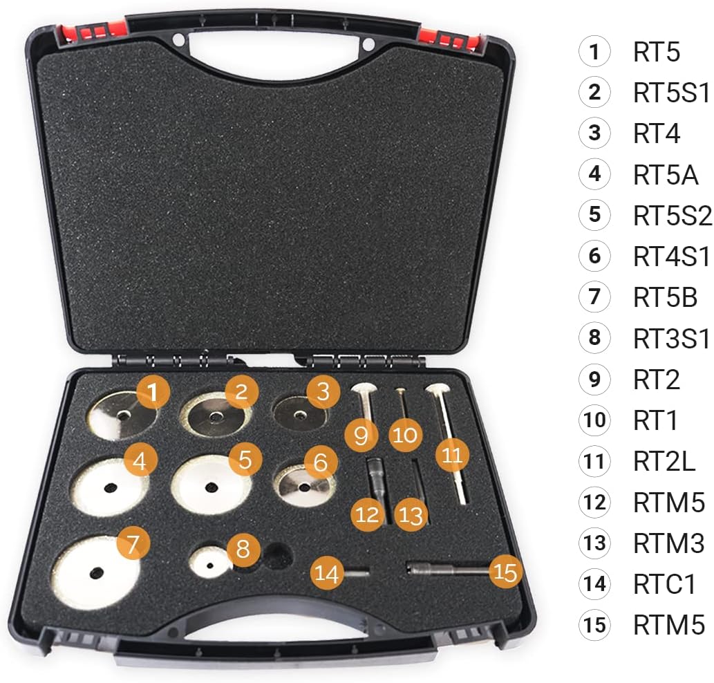 Repair Kits - Faster & Easier to Chase, Restore & Clean Internal or External Threads, All in One Universal Thread Files Set, Inch, Metric, Grooves, Glands, Acme, Buttress Thread