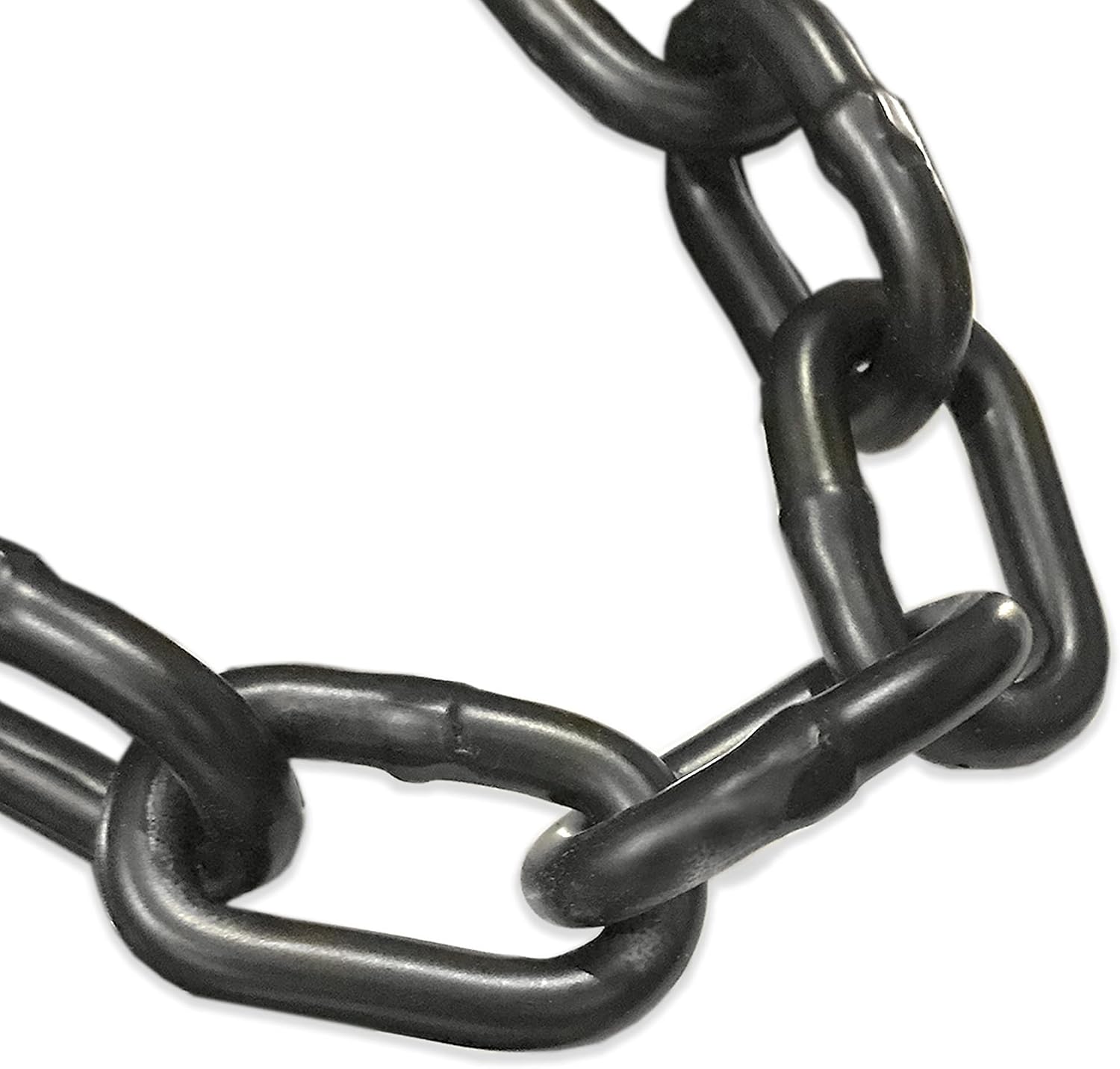 Generic 3/8'' X 30' Black Powder Coated Safety Chain | Working Load: 2,650 LBS Grade 30 Proof Coil | UV Protection | Swing Set Barrier Gate | Steel Chain | Heavy Duty