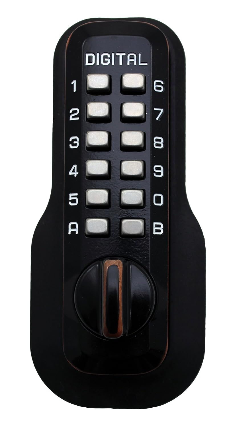 Digital Door Lock M210 Mechanical Keyless Deadbol,t Oil Rubbed Bronze