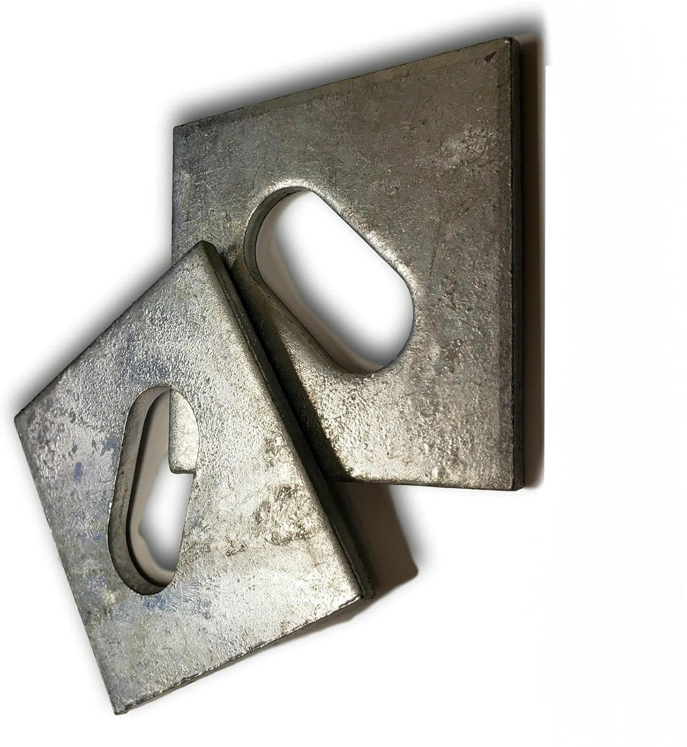 KolotovichTool 100, 3/4' x 3' x .25 Approx, Slotted Square Plate Washer Galvanized Fastener Kit Bolt Set RE-7975DD