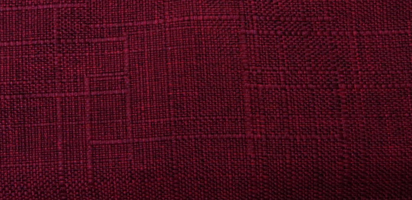 Home Life Premiere Classics Cloth Burgundy Red Linen 51' Tall Headboard Platform Bed with Slats Full - Complete Bed 5 Year Warranty Included 007