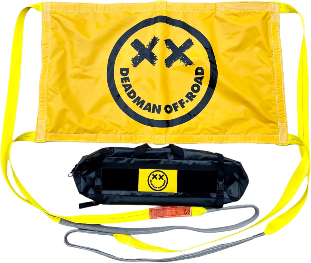 Deadman Off-Road V2 Recovery Ground Anchor 66,000 lb - Winch Anchor, Tree Saver, Rock Anchor & Tow Strap | Lightweight 8 lb | Made in USA | Off-Road Self-Recovery Gear