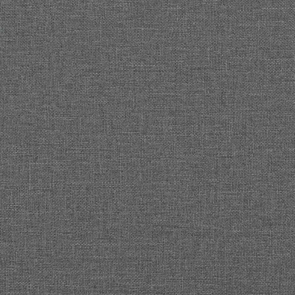 Dark Gray Polyester Twin XL Bed Frame with Plywood and Engineered Wood, Modern Minimalist Design with Breathable Fabric Upholstery for Sturdy Support and Easy Assembly,