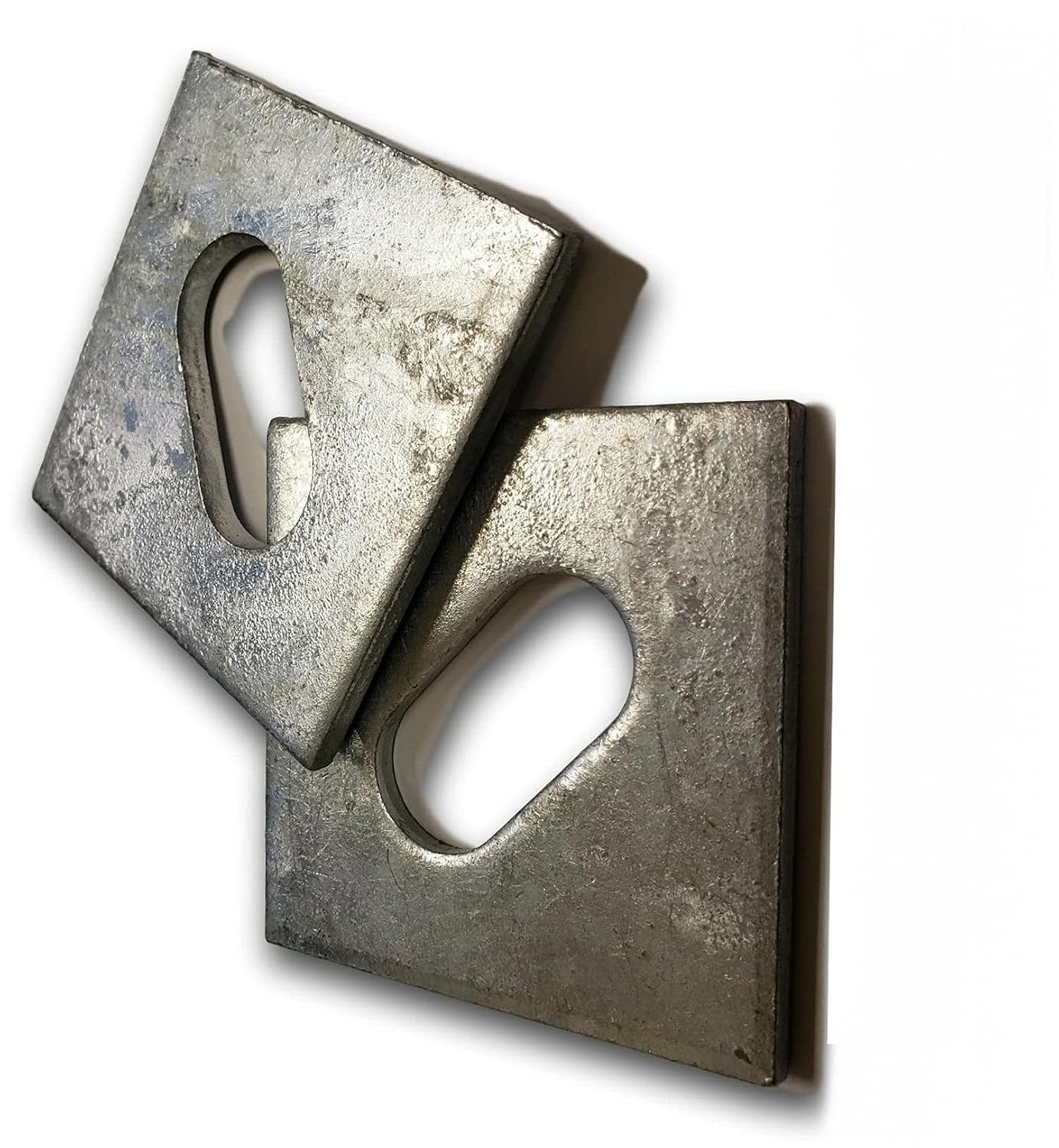 Pr-Mch 100, 5/8' x 3' x .25 Approx, Slotted Square Plate Washer Galvanized Set Kit #DR-D8873D
