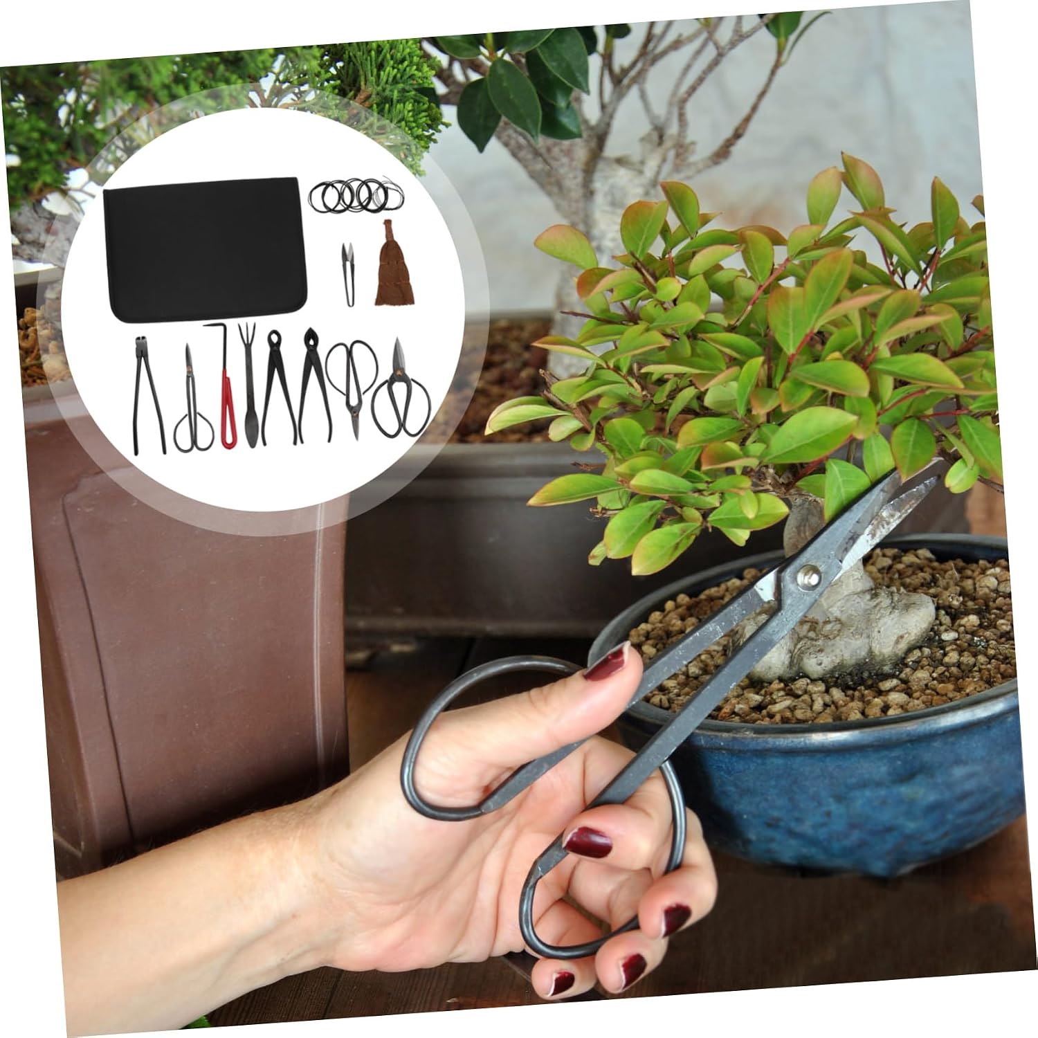 Totority 1set Gardening Pruning Shears Tool Kit Storage Bag Efficient Trimming Scissors for Fruit Trees and Flowers and Gardening Trimming Tools
