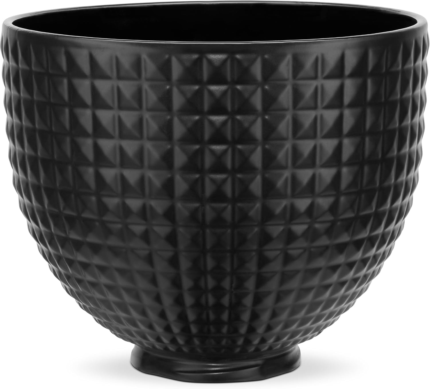 KitchenAid 5 Quart Black Studded Ceramic Bowl 4.5 or 5 Q Tilt-Head Stand Mixers, KSM2CB5LS