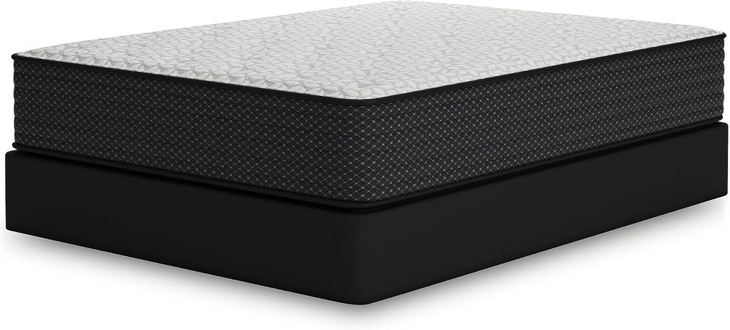 Signature Design by Ashley Plush 12 Inch Hybrid Mattress with Gel Memory Foam and Edge Support for Cool Sleep and Pressure Relief, Twin, Fiberglass-Free, Bed In A Box