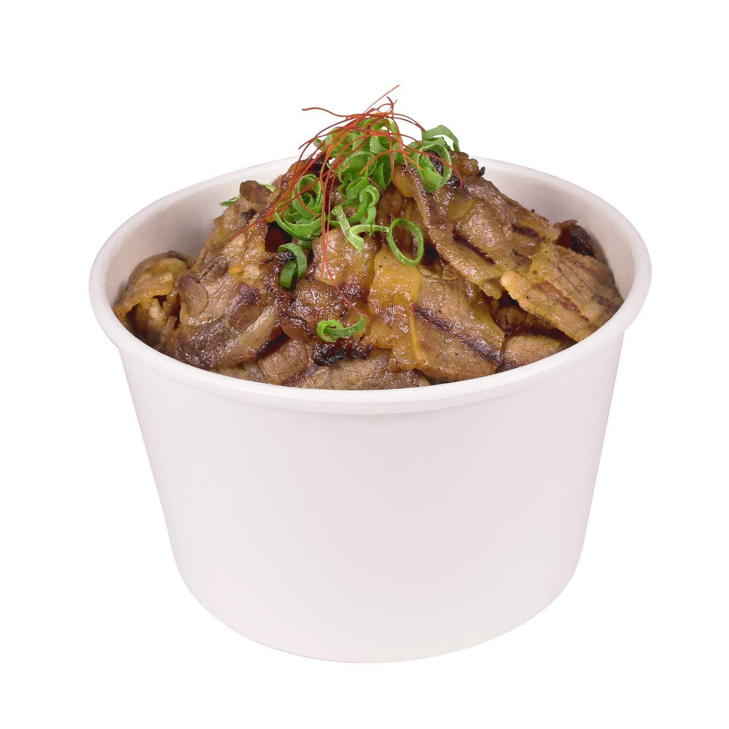 Karat [28oz - 600 ct] Paper Soup Bowls for Hot/ Cold Food - Ideal for Soup, NoodIes, Pasta and Snacks - White (C-KDP28W)