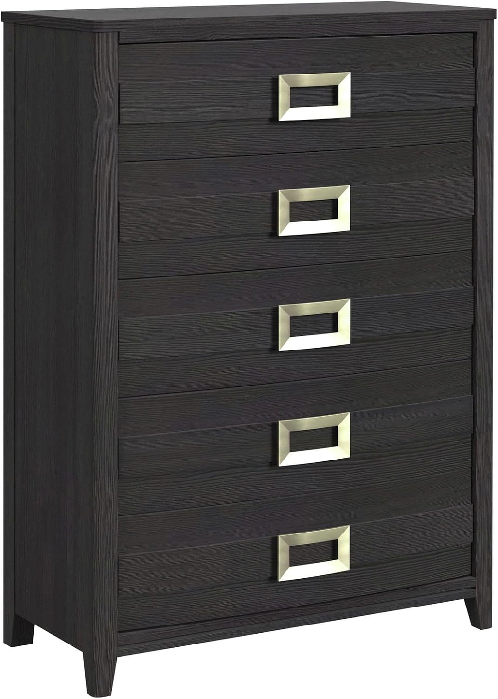 Picket House Chett Full 3PC Bedroom Set with LED in Black