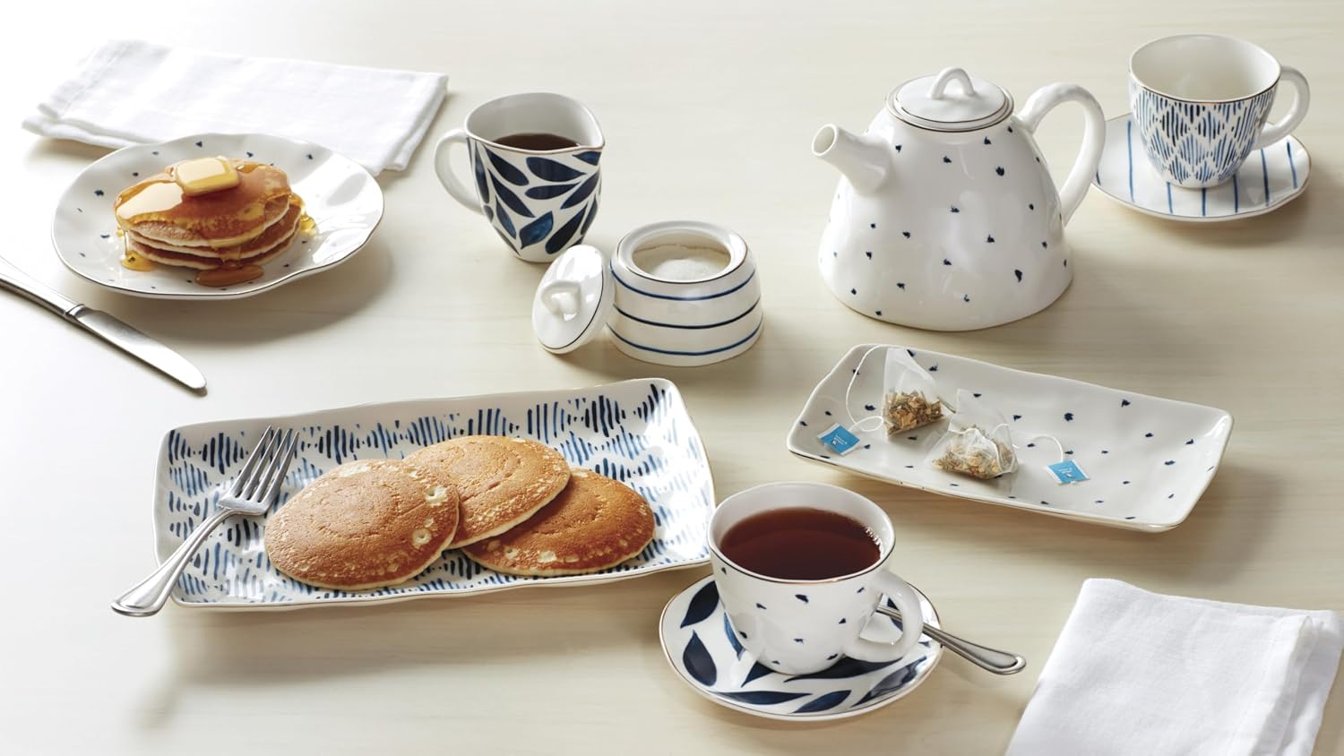 Lenox 893764 Blue Bay 9-Piece Tea Set