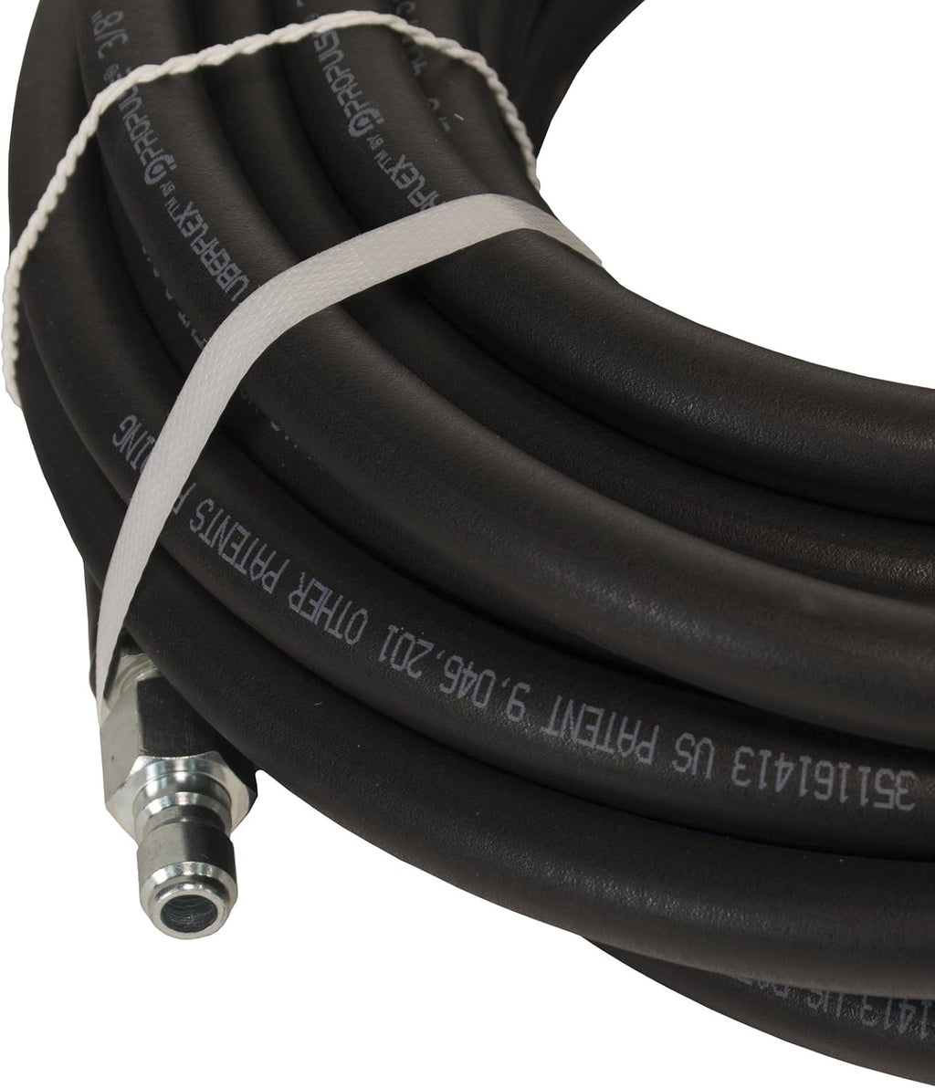 Propulse® 4000 PSI 3/8' x 100' Uberflex Non Marking Pressure Washer Hose with Couplers