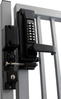 Lockey USA Sumo GL2 Jet Black Marine Grade Mechanical Combination Surface Mount Lever Gate Lock (GL2JBMG)