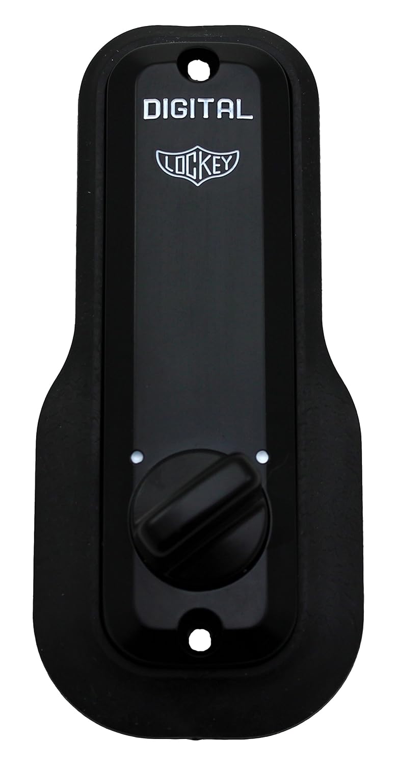 Digital Door Lock M210 Mechanical Keyless Deadbolt, Jet Black