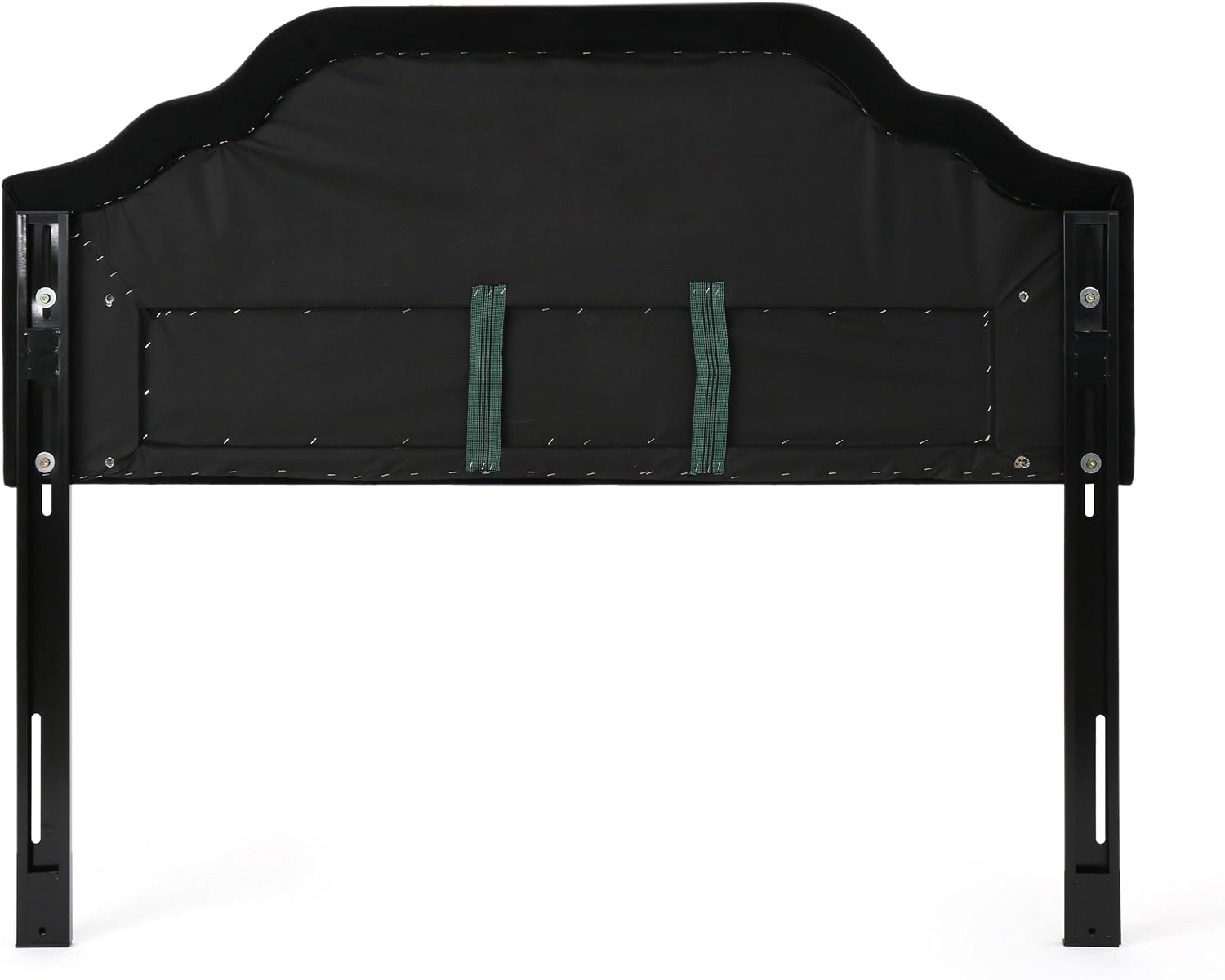 Christopher Knight Home Silas Velvet Headboard, Queen / Full, Black / Black
